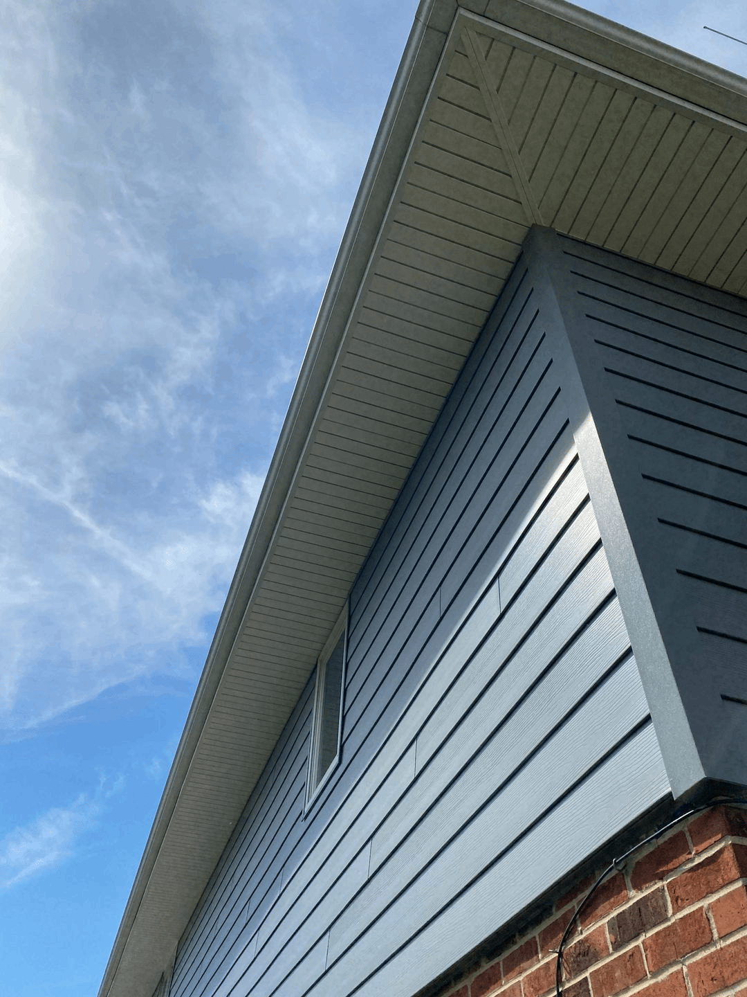 Ascend Replacement Composite Siding in Sterling Gray - Orland Park IL