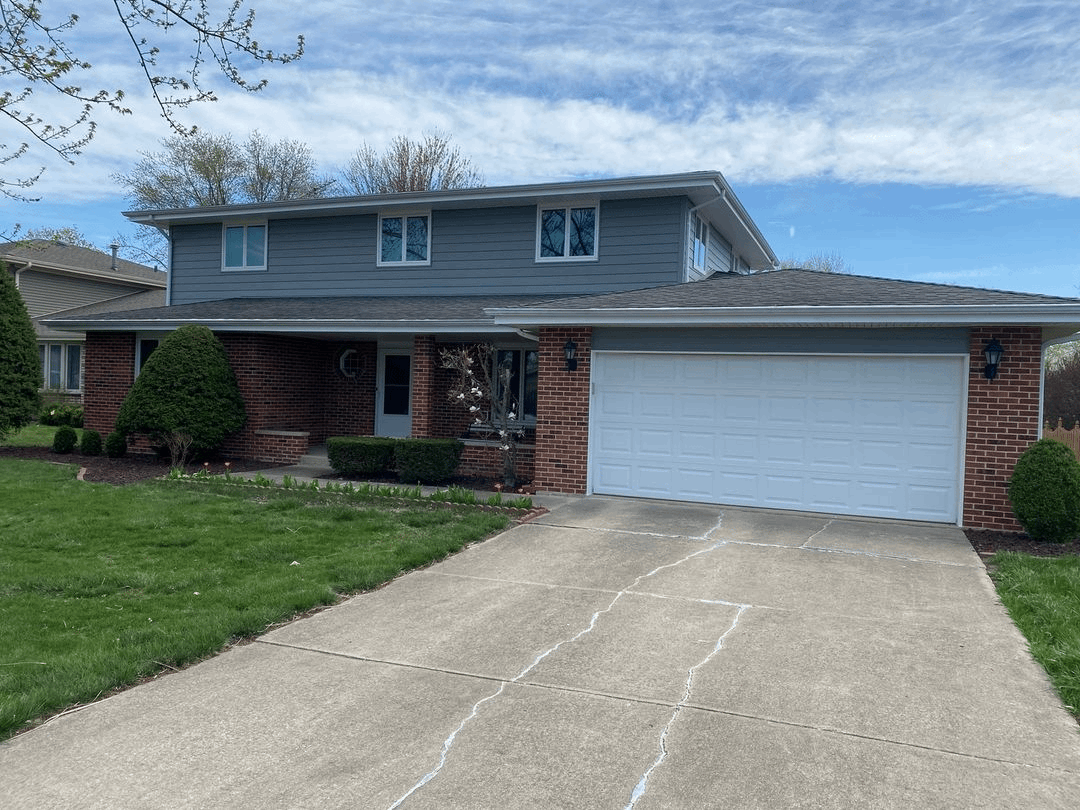 Ascend Replacement Composite Siding in Sterling Gray - Orland Park IL