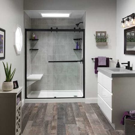 Carbon-Ash-Shower-Wall-White-Shower-Base-and-Bench